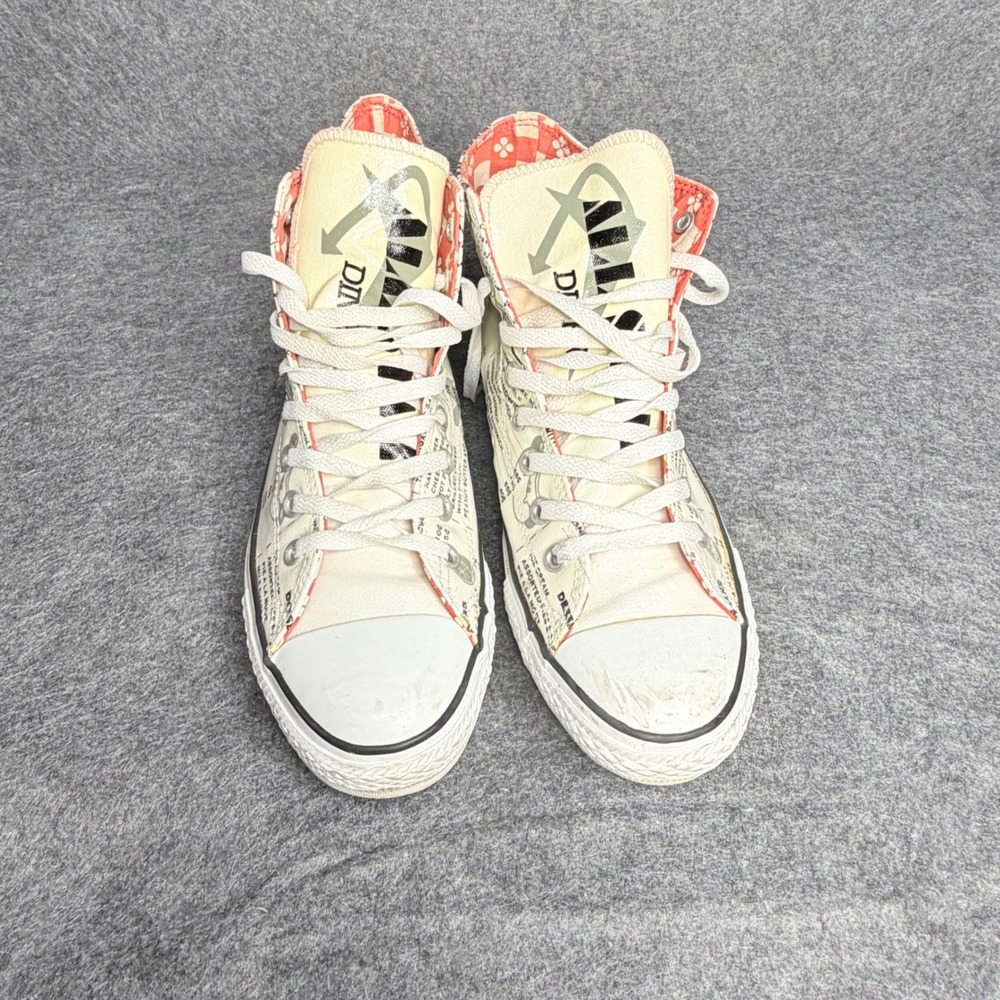Converse Chuck Taylor All Star Diner Menu High Top Sneakers 103264F Mens 9 Wo 11 - Picture 2 of 8